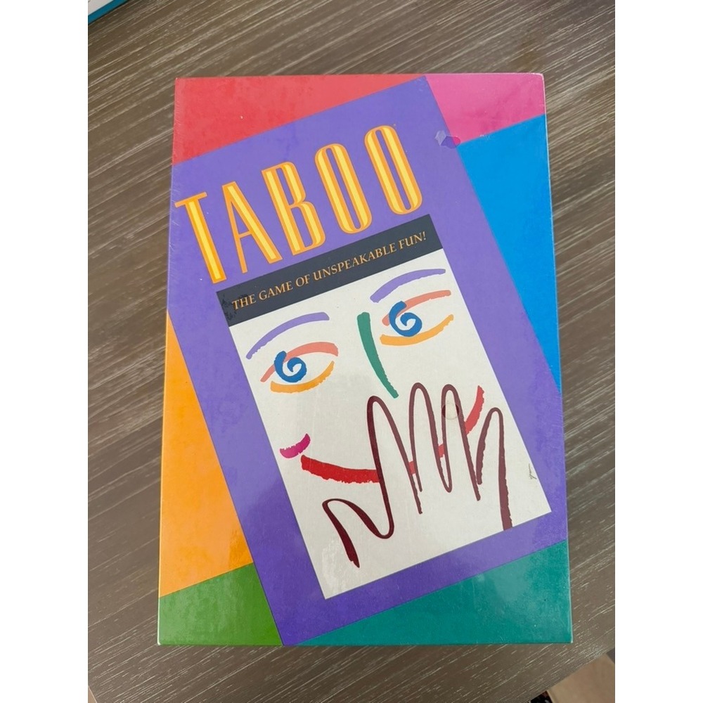 Vintage Taboo Board Game 1989 Milton Bradley Original Edition New Sealed 4015‎
